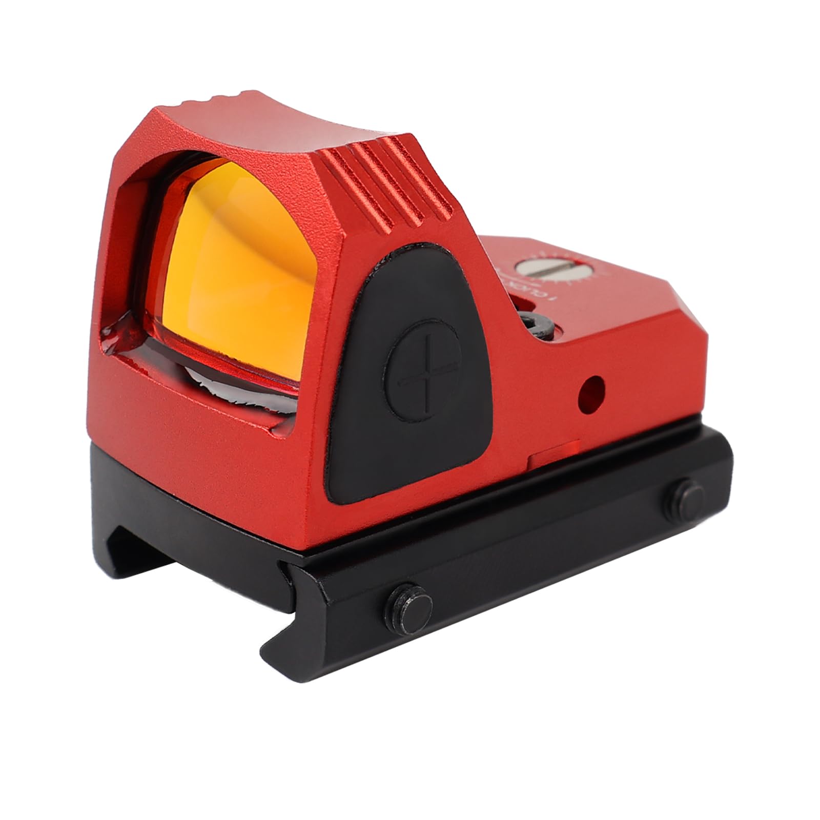 

ZZ 1x24 Mini Red Dot Sight, RMR Type Red Dot Sight, Open Red Dot Sight for Airsoft, Compatible with 20mm Rails (RD)