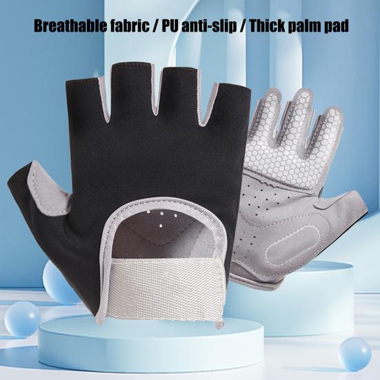 Cycling Gloves for Men Women Half Finger Bike Gloves with Anti-Slip Shock-Absorbing Pad for Mountain Road Bicycle Biking Cycling