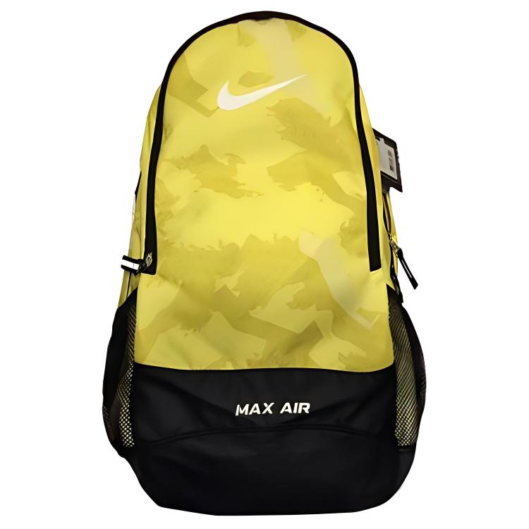 

Nike Color Block Camouflage Print Large Capacity Polyester Backpack Unisex Backpack Yellow Black BZ9696-771 Yellow/Black