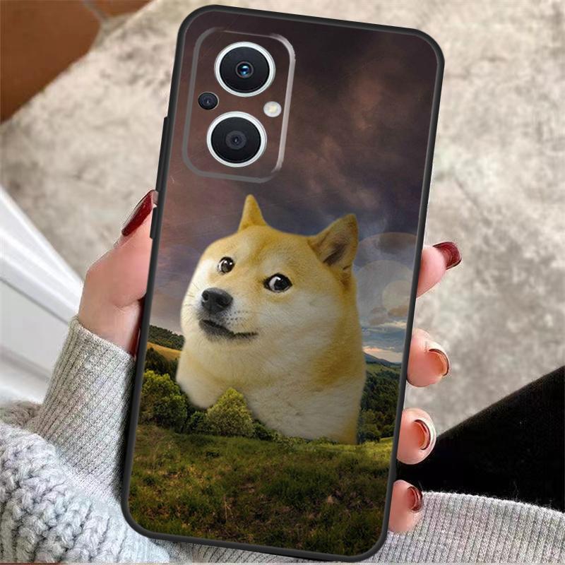 Doge Meme Kabosu Cute Funny For OPPO Reno 8T 7 8 Lite 14F 13F 11F 12F 10 11 12 13 14 Pro OPPO Find X9 X5 X6 X8 Pro Case