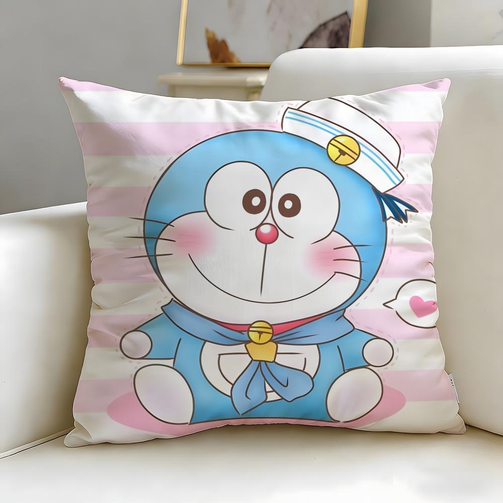 

classic anime Doraemon Cushion Cover Soft & Easy-Wash Pillow Case – Versatile for Couch, Bed, Travel and Office 30cmx30cm