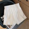 Women's Pure Color Embroidered Sleeveless Top & Shorts Set