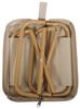 Folding pocket chair beige color