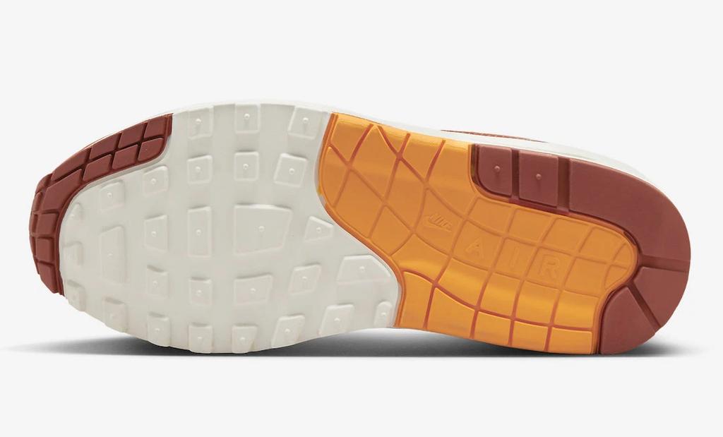 FD2370-100 Nike WMNS Air Max 1 Rugged Orange and Sail