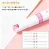 Wowjimi Curved 6 6 Floral Wavy Highlighter Roller Dual Color Heart Office Writing Instruments Pens, Types, Colors, Water-Based Pens, Pattern, Line,