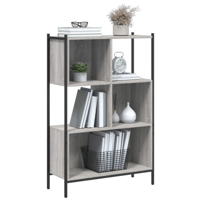 VidaXL Bibliothèque sonoma gris 72x28x109 cm bois d'ingénierie 838886
