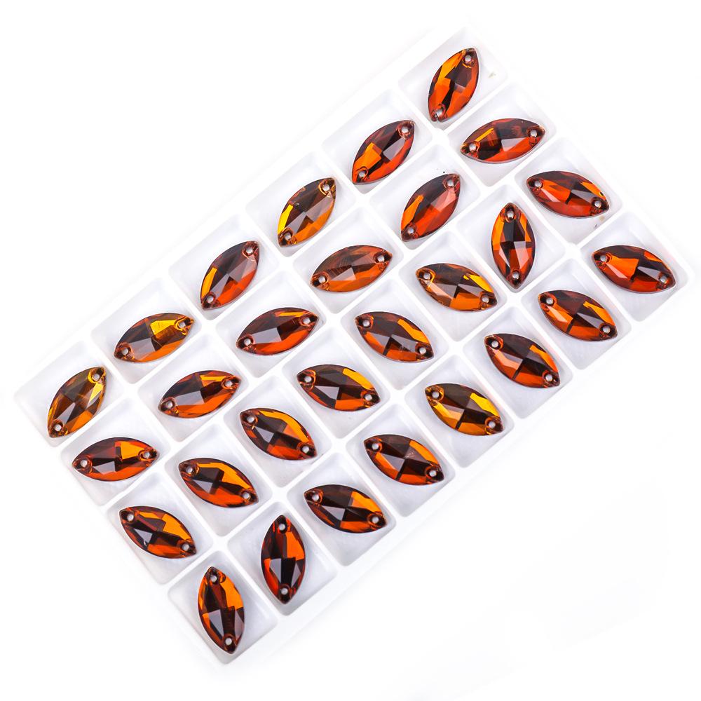 Wei Chen Markis Strass Handsydd Platt Knapp för DIY Kvälls- och Bröllopsklänningsaccessoarer