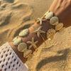 Silver Starfish Opening Bracelet Gold Flower Upper Arm Bracelet for 5Pcs/Set Party