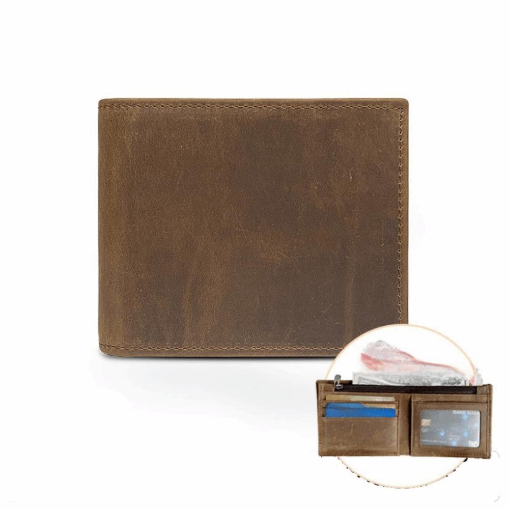 Multi-Card Slot Genuine Leather Wallet Handmade Coin Purse Luxury Card Bag  Travel