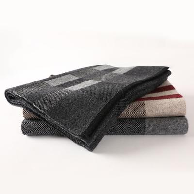 2025 Winter New Plaid Versatile Cashmere Scarf Men's Business Warm Scarf Birthday Gift