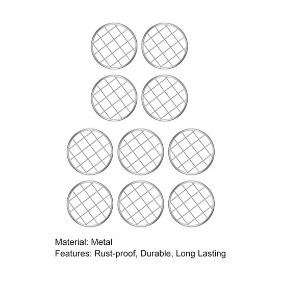 1 Set Blumenglasdeckel Hohe Haltbarkeit Rostfreies Metall Blumeneinsatz Einmachgitter Mason Jar Deckelzubehör für Zuhause