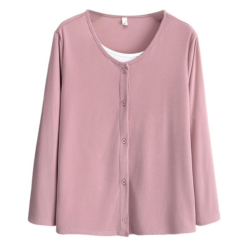 

Women s New Fall Casual Long-sleeved Bottoming Top 2XL