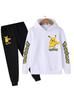 Unisex Anime Pikachu Hoodie Set for Kids - New Style