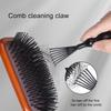 1 szt. Szczotka do włosów Grzebień Czyścik Czyszczenie Usuwanie włosów Rękojeść Osadzone narzędzie
