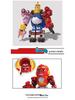 Laughing Larva Toys: Mecha Team Transforming Car-Robot Set for Boys