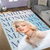 Tappeto da Pavimento Iconico Poster Marilyn Monroe Tappeto per Ufficio Perfetto per Ingresso Studio Soggiorni Camere da Letto Tappeto Antiscivolo Decorazione Ufficio Anime