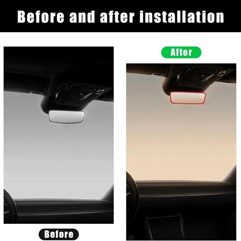 Silicone Cover Decoration for Rearview Mirror Protection Frame for Model3/Y