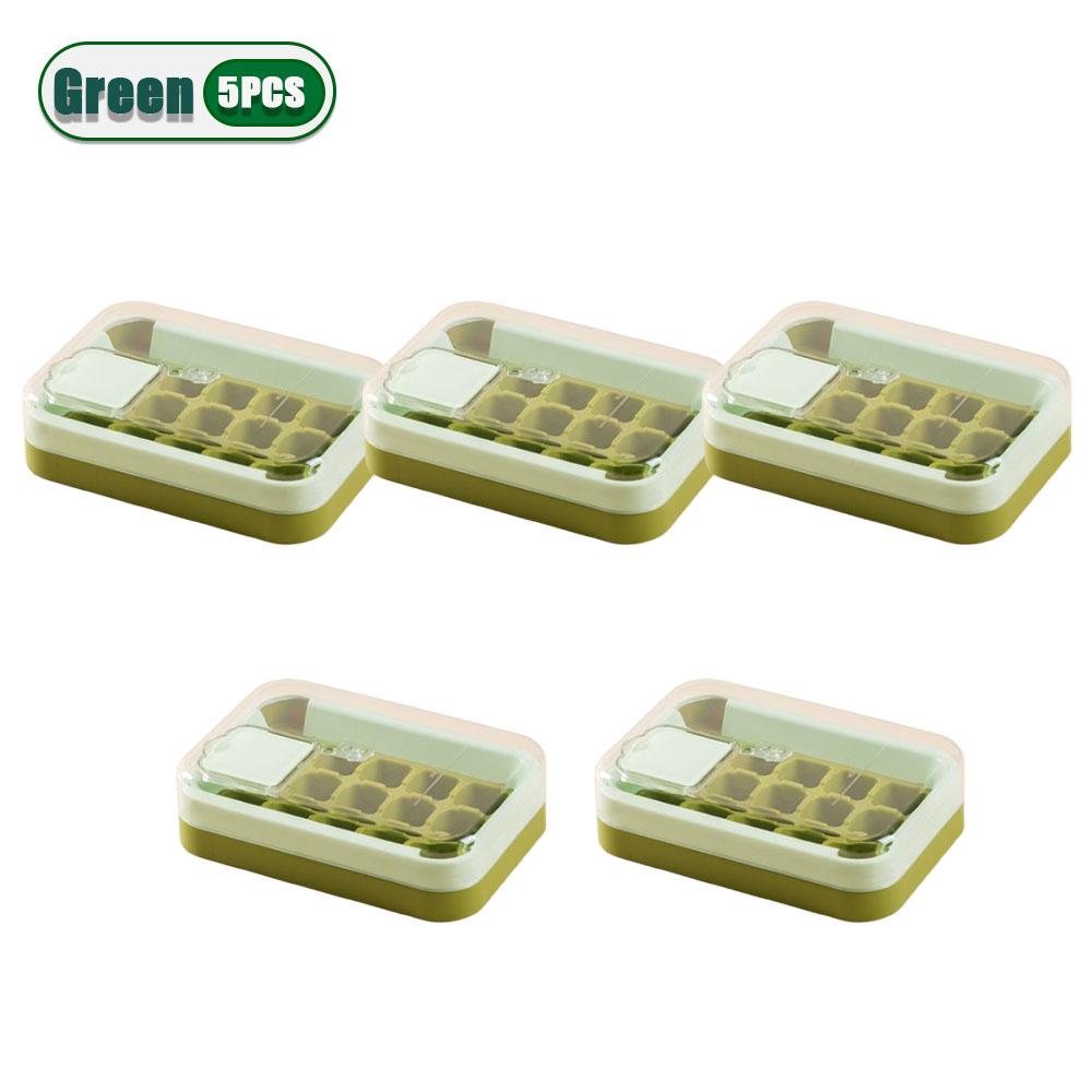 1-10PCS New Ice Box with Lid for Home Use Food Grade Large Capacity Ice Cube Mould Homemade Press Ice Lattice Ice Storage Box