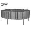 Durable Yard Edging Lawn Wood 5.91Ft 11.81Ft 7.87Ft Garden Border Plastic Flexible Fence Look No Dig Panels for Flower
