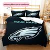 Custom Name,Philadelphia Eagles Pattern Bedding Home Decoration Birthday Gift ( 1 Duvet Cover + 2 Pillowcase, Without Core),fan Merchandise.