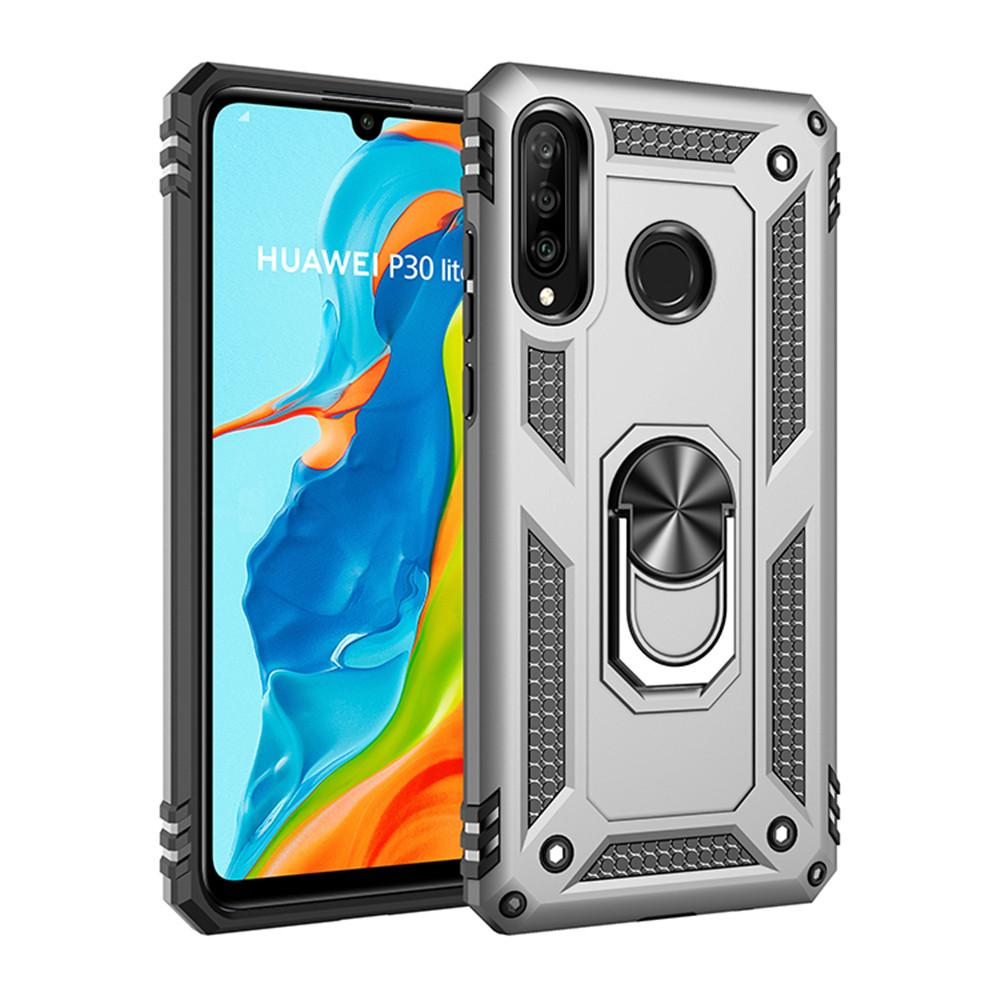 For Peatkop Huawei Honor 9X Pro 8A Prime 8S 10 Lite 20 9C 9S 20S Case Metal Ring Case Holder Armor Shockproof Kickstand Cover