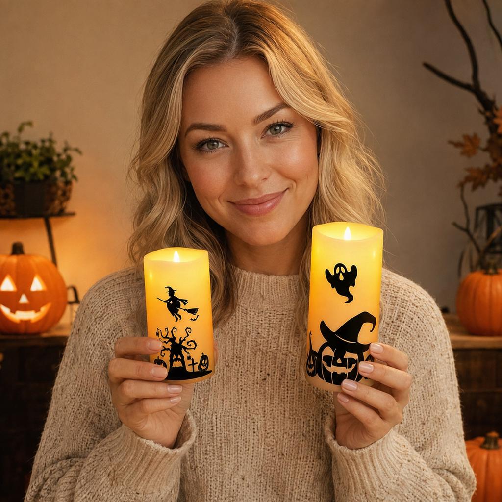 Candle Lights for Halloween Party Decorations, Ambient Lighting for Scene