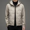 Down Jacket Men's Hooded Splicing Autumn Down Jacket