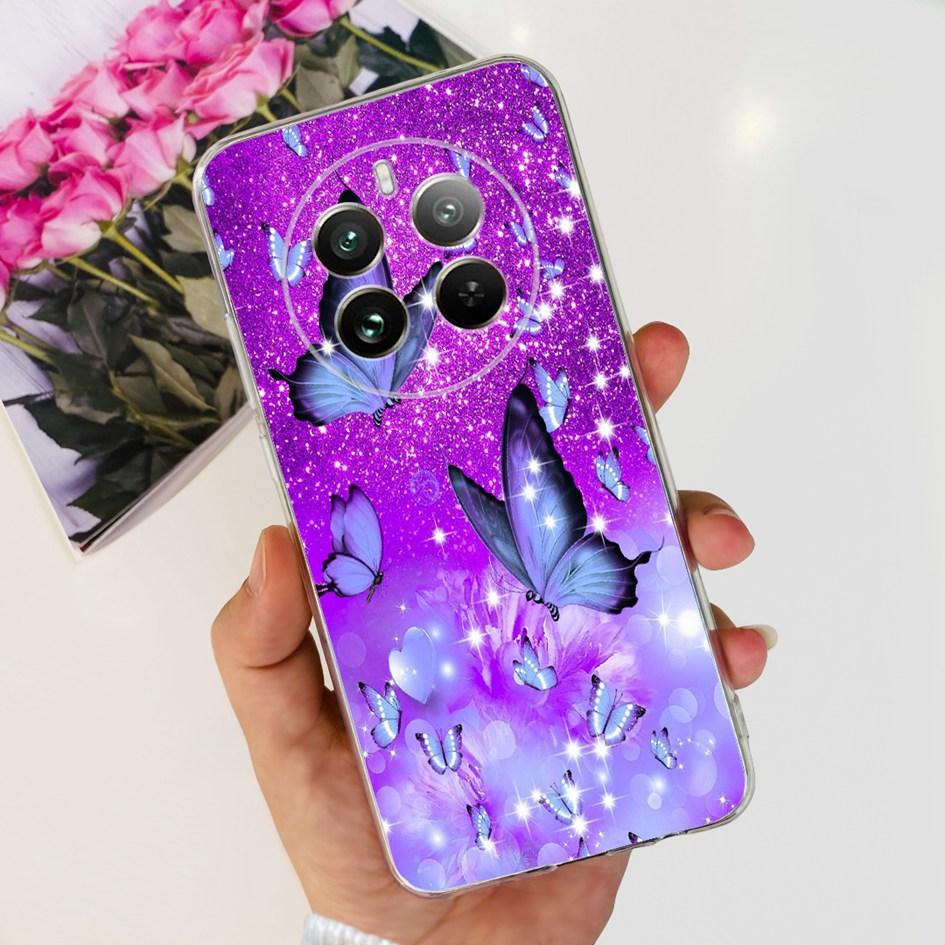 For Realme 12 Pro Plus Case Popular Flower Astronaut Soft Clear Silicone Phone Cover on Realme 12 Pro 5G 2024 Funda RMX3842 Case
