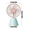 Personal Desk Fan 3 Speeds Personal Cooling Fan Lightweight Multifunctional Hot Weather Must Have For Picnic Table Bedside