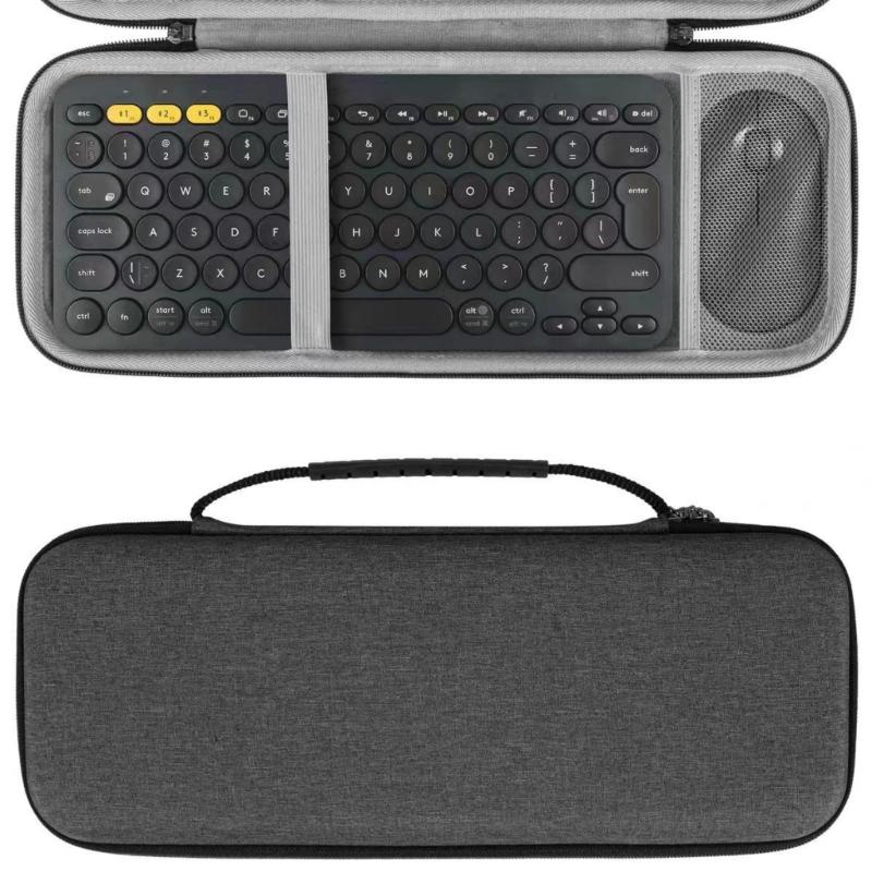 Heavy Duty Travel Dustproof Case Shockproof Portable Storage Bag Replacement for K380 PEBBLE 2 COMBO Keypad Mouse