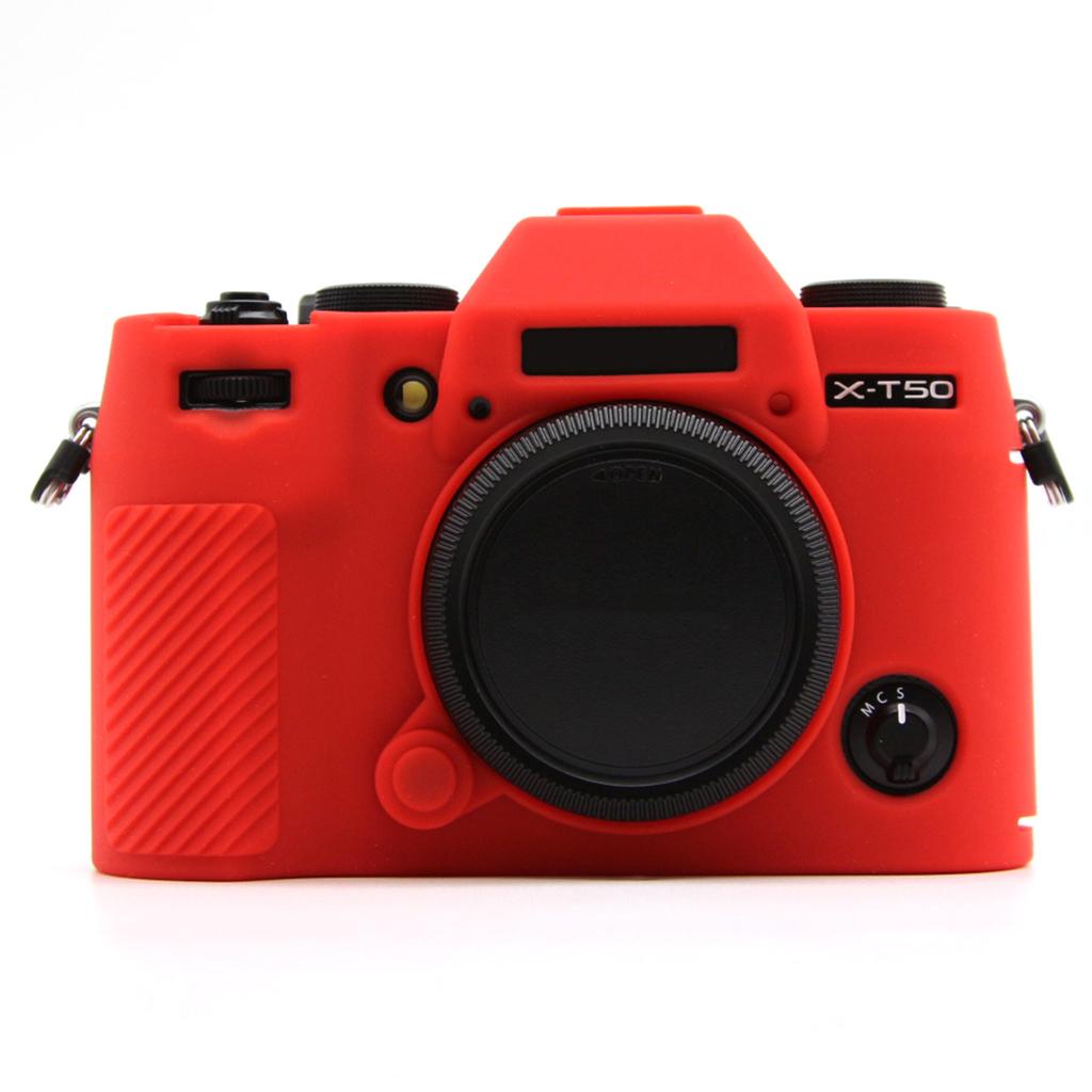 For Fujifilm X-T50 Silicone Case Anti-Scratch Camera Protective Cover, Glossy