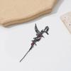 Gothic Crow Ear Cuff With Thorns Designs Jewelry Accessory for Trendy Fashion Enthusiasts Seek Unique Styles Daily Use