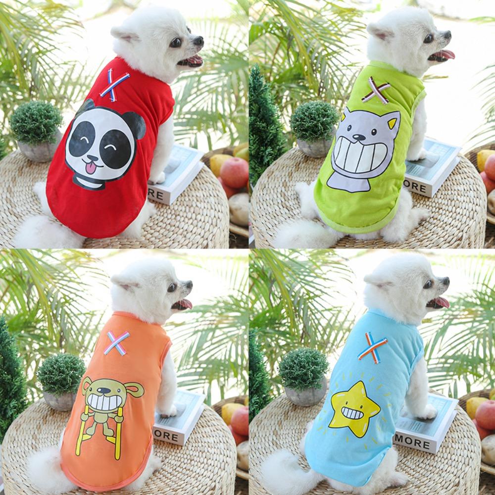 Spring and summer webbing X dog vest pet clothes pass pattern, cat dog clothes cat vest pet supplies