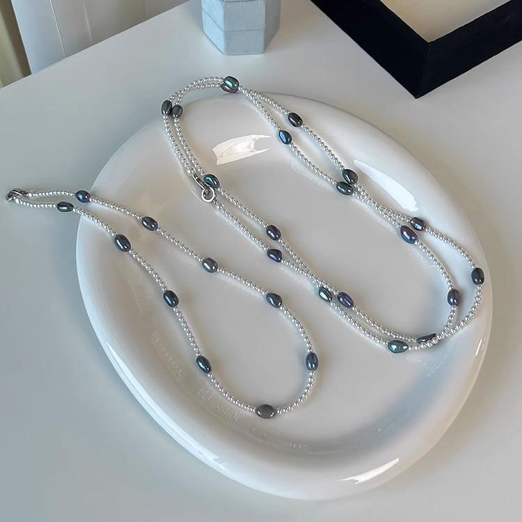 New Style Natural Baroque Freshwater Pearl Ladies Chains Necklace For Women Birthday Gifts No Fade