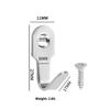 20/10Set Mini Stainless Steel Hook With Screw Items Key Rack Wall Punching J-shaped Hooks Kitchen Accessories Bathroom Hardware