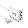 160W Multi Ports USB Charger Power Strip Type C Fast Charging Phone Charger Power Adapter Quick Charge EU/US Plug Travel Charger