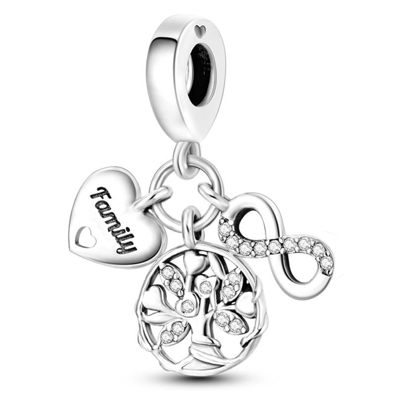 Mărgele Charm Mărgele Charm Mărgele Charm Culoare Cupru Fundă Cruce Arborele Vieții Mărgele Charm Compatibile Cu DIY Brățări Tip Bangle Autentice Pandantiv Charm Jew