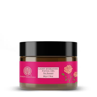 Forest Essentials Gel Viso Idratante Leggero Acqua di Rose Pura -50g