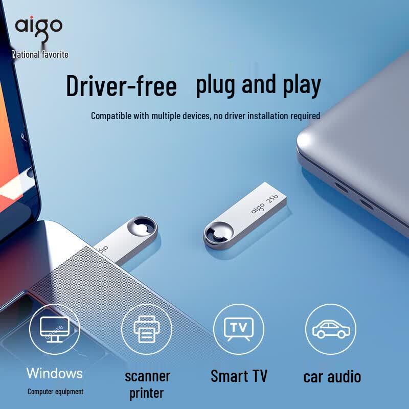 Aigo U312 128GB USB 3.2 High-Speed Metal Flash Drive