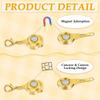 12Pcs Double Head Lobster Magnetic Clasp Connector Gold/Silver Lobster Clasps  Women