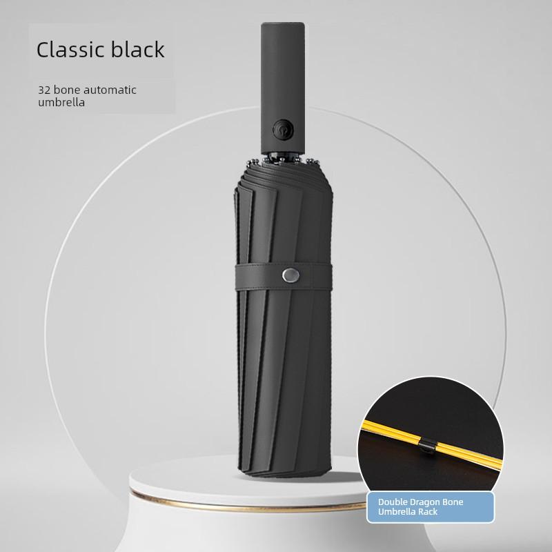 144 Bones Automatic Umbrella Boys Large Rainstorm Dedicated Umbrella Women's Dual-Use Sun Umbrella Sun Protection Sun Umbrella
