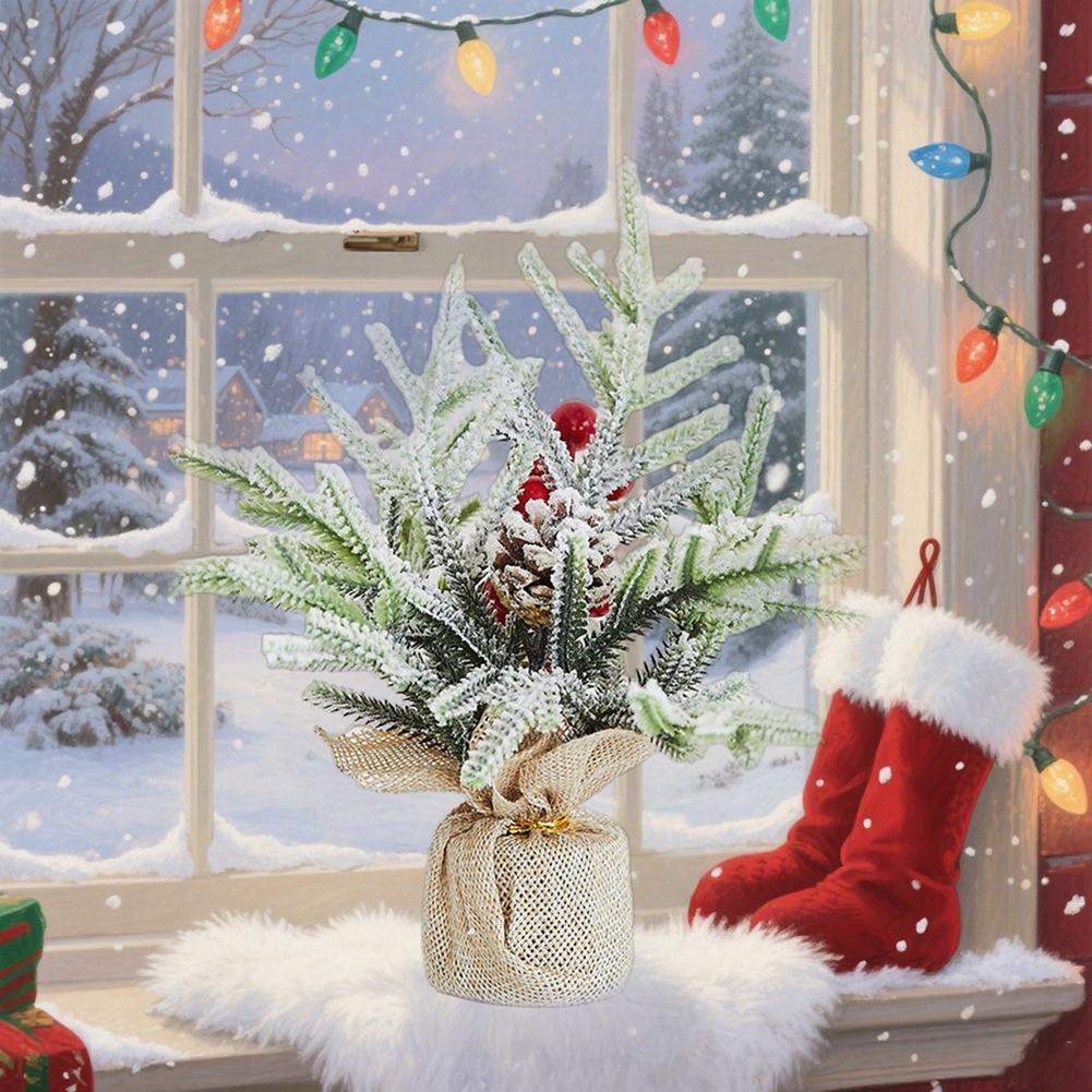 Simulated Miniature Pine Christmas Tree Home Decoration