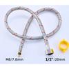 M8 M10 Hose Bathroom Floor Standing Hot And Cold Faucet Bathtub Faucet Inlet Pipe