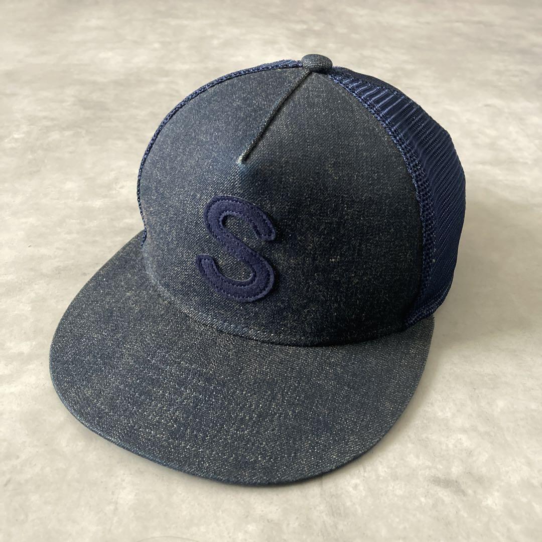 

[USED] SUGAR CANE LIGHT DENIM MESH CAP