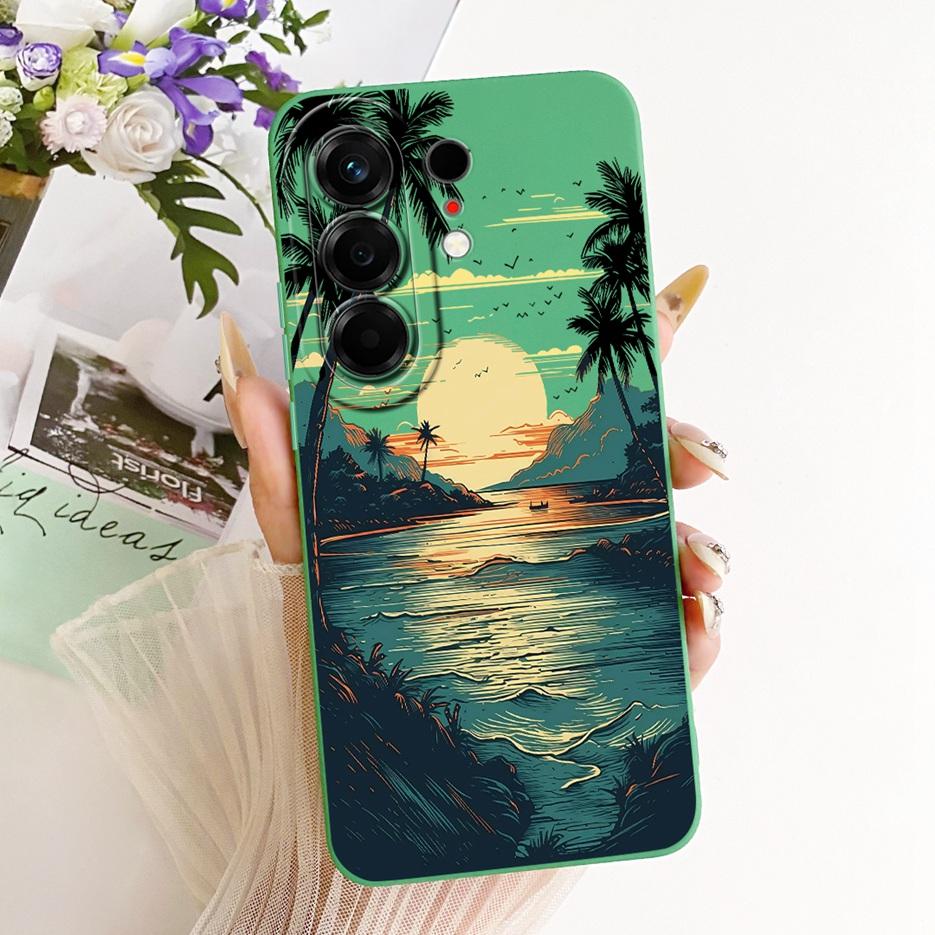 Per Tecno Camon 50 4G Custodia CN5 Copertura Lussuosa Fiore Caramella Dipinta Custodia Morbida in TPU Per Tecno Camon 50 Pro 4G CN5c Camon50 Borse