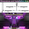 Car Interior Lights, 5V LED Strip Lights With USB Adapter, Ambient Car Lighting Kit, App & Remote Control Music Sync Color Change Strip Lights For