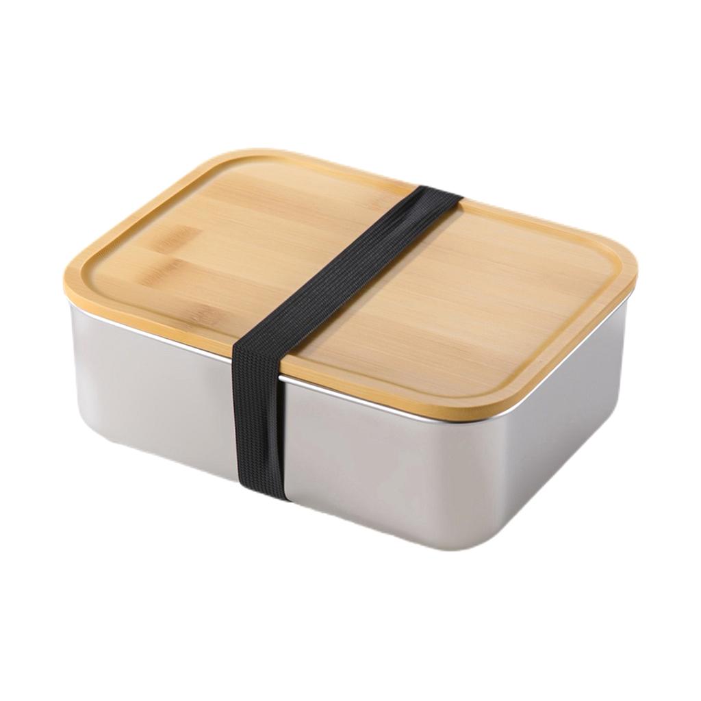 Stainless Steel Food Storage Containers Leakproof Food Preservation Cases Multi Purpose for School Picnic Fruit & Snack