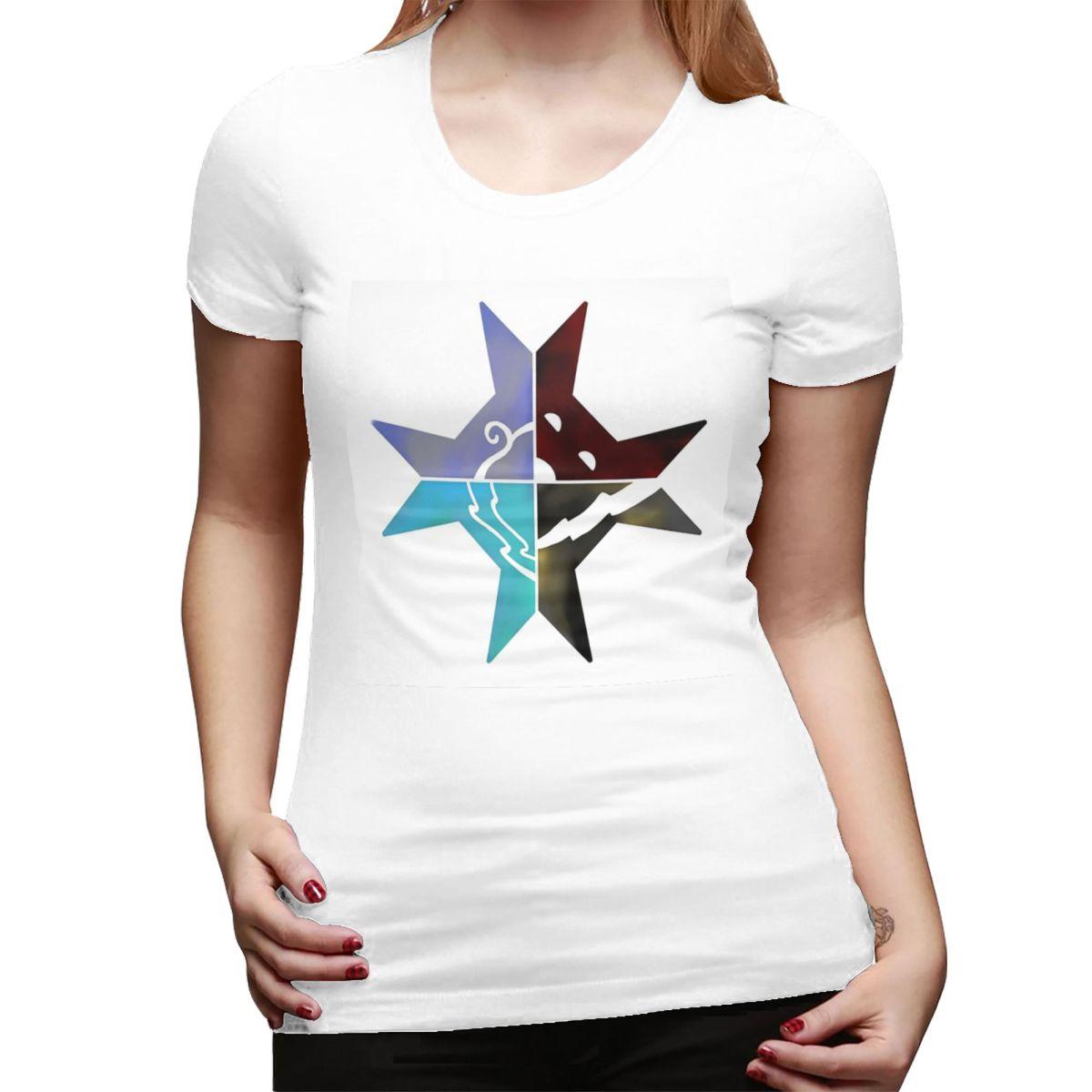 

Four Original Warriors Clans TShirt for Women Crew Neck Streetwear T Shirts Womens Tees Short Summer Clothes Tops S