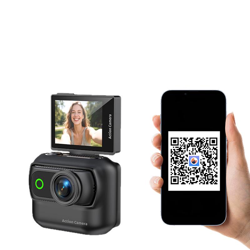 Detachable Magnetic Thumb Sport Camera with WiFi, Outdoor Cycling, Anti-Shake Digital Recorder