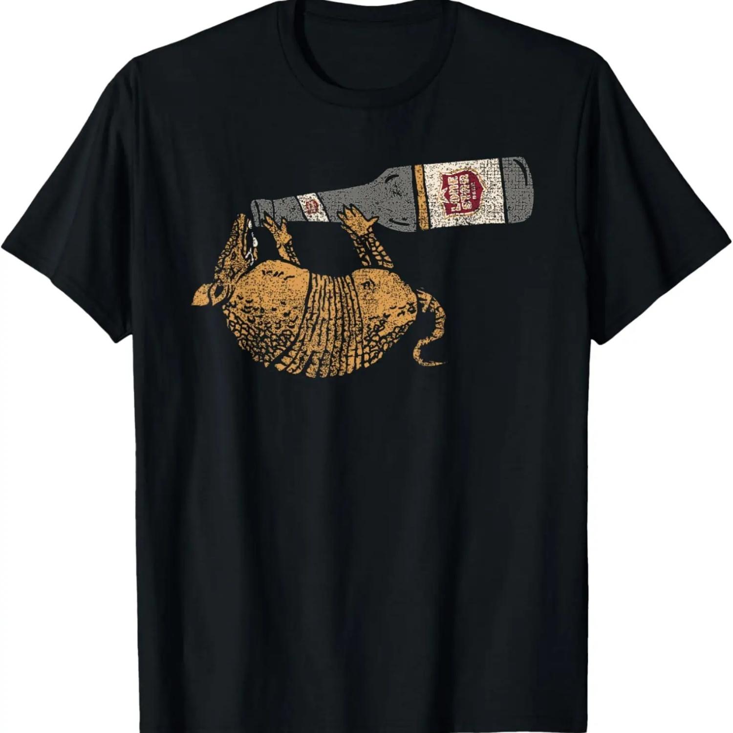 

Lone Star Vintage Style - Texas Armadillo T-Shirt S чёрный